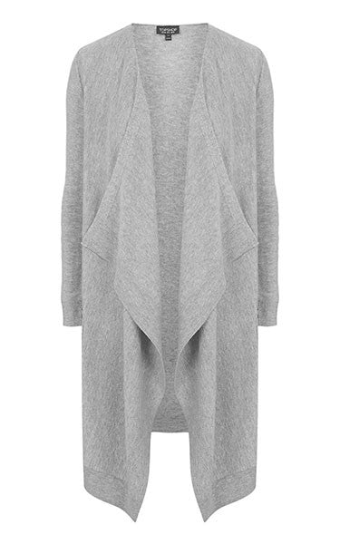 Grey Wool Cardigan